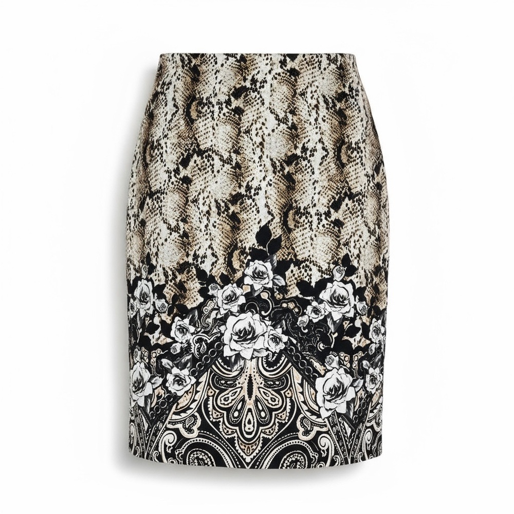 White House Black Market Satin Pencil Skirt Size 2 Small - Picture 7 of 15